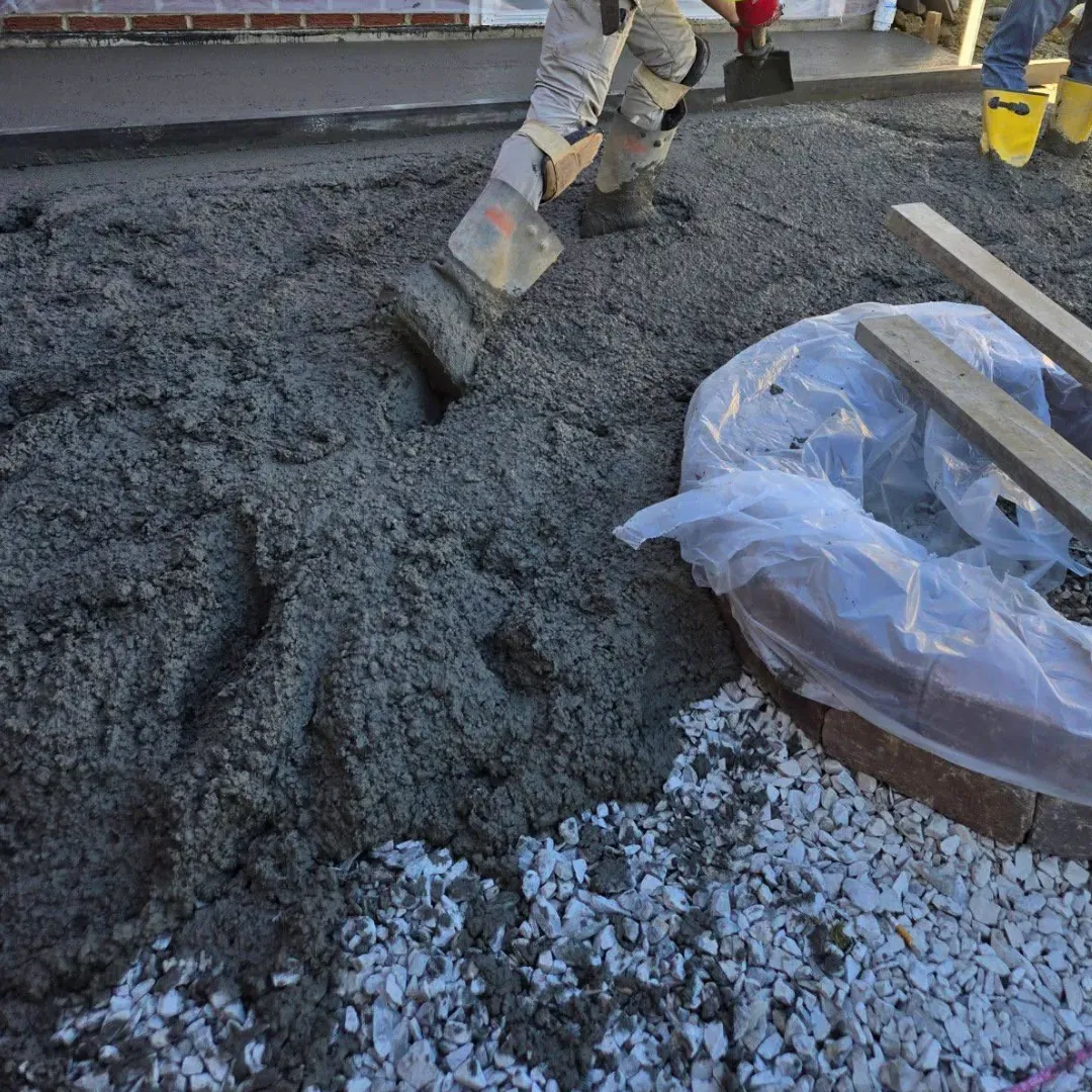 Concreting across Canberra